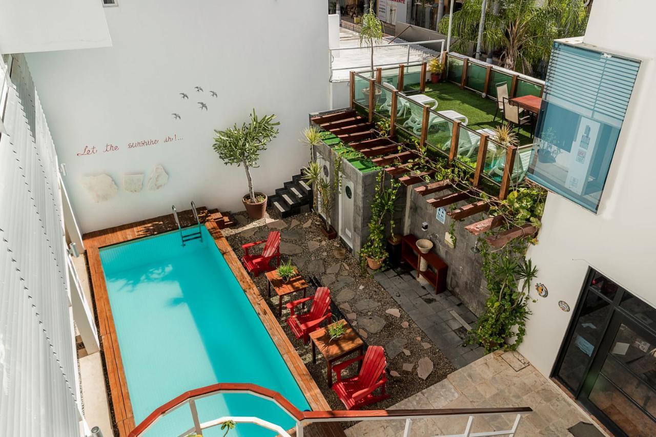Casa Ticul Hotel Boutique - 5Th Ave (Adults Only) Плая-дель-Кармен Экстерьер фото The pool at the hotel
