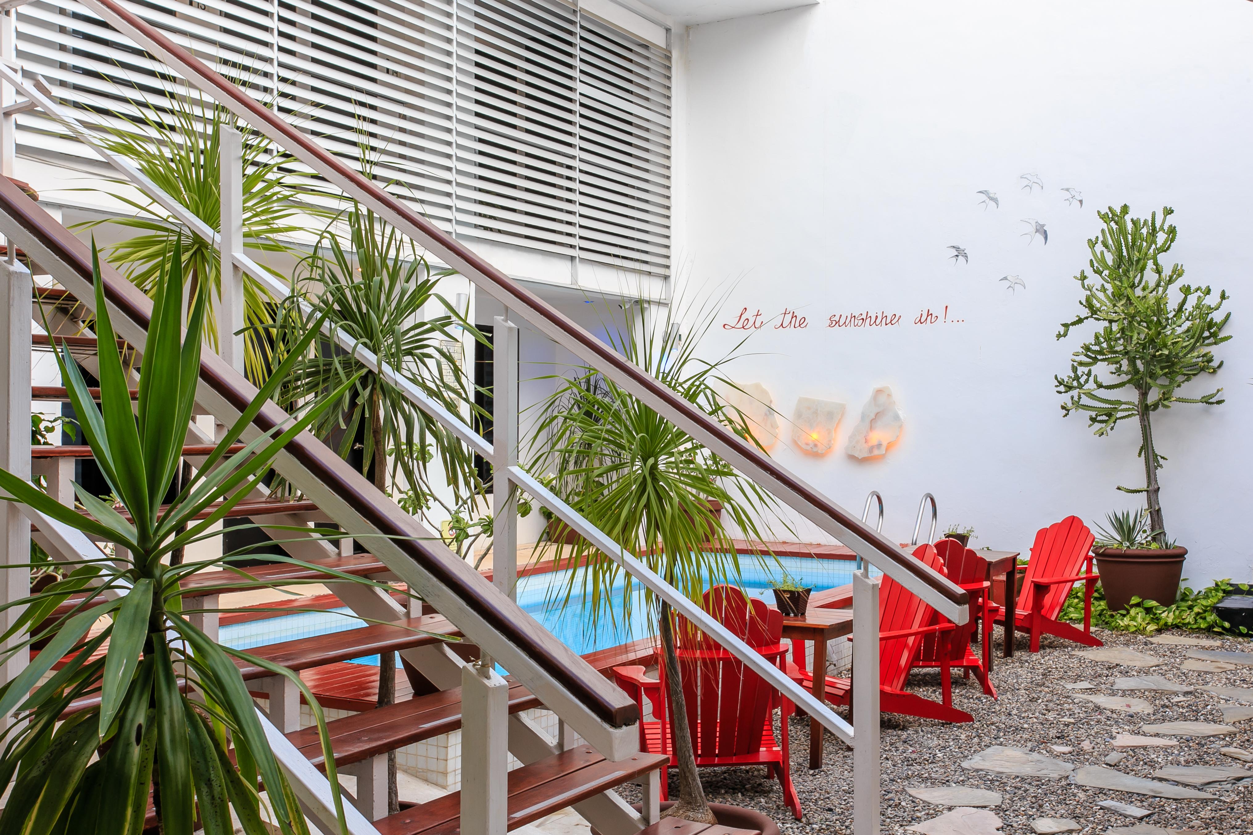 Casa Ticul Hotel Boutique - 5Th Ave (Adults Only) Плая-дель-Кармен Экстерьер фото The pool at the hotel